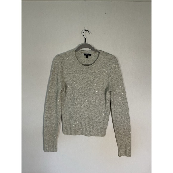 J.CREW Gemstone Crystal Sweater Top in Supersoft Wool/ Alpaca Sz: S EUC - Picture 1 of 9